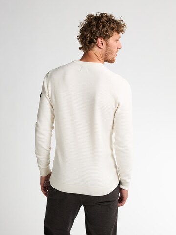 Pull-over Petrol Industries en blanc