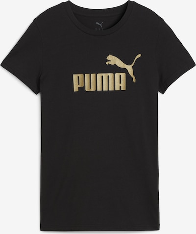 Sportiniai marškinėliai 'ESS No. 1' iš PUMA, spalva – Auksas / juoda, Prekių apžvalga