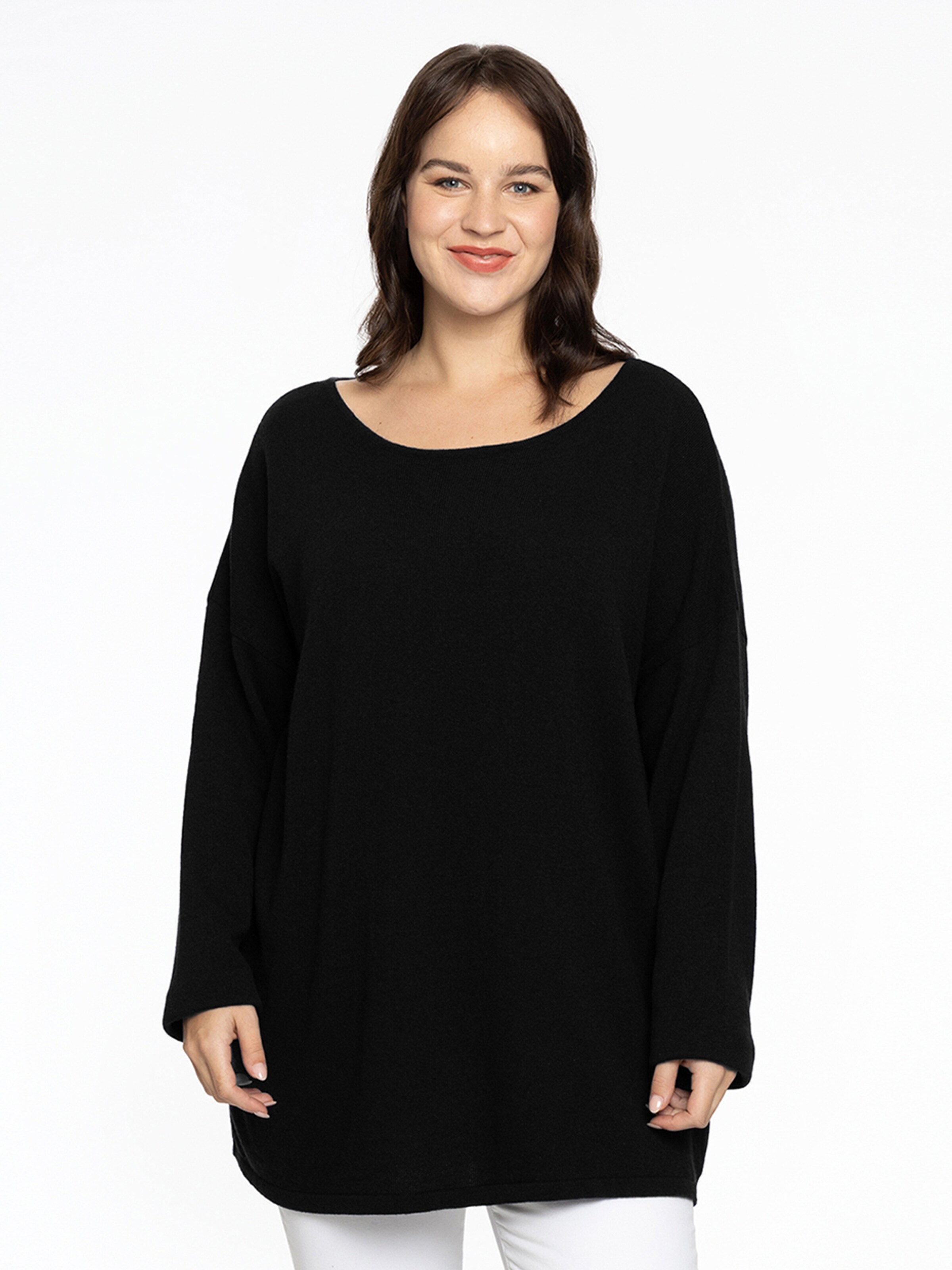 YOEK Pullover in Schwarz: Vorderseite