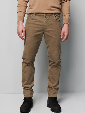 MEYER Slim fit Pants in Beige: front