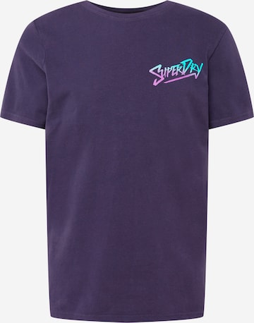 Superdry T-Shirt 'Cali' in Blau: predná strana