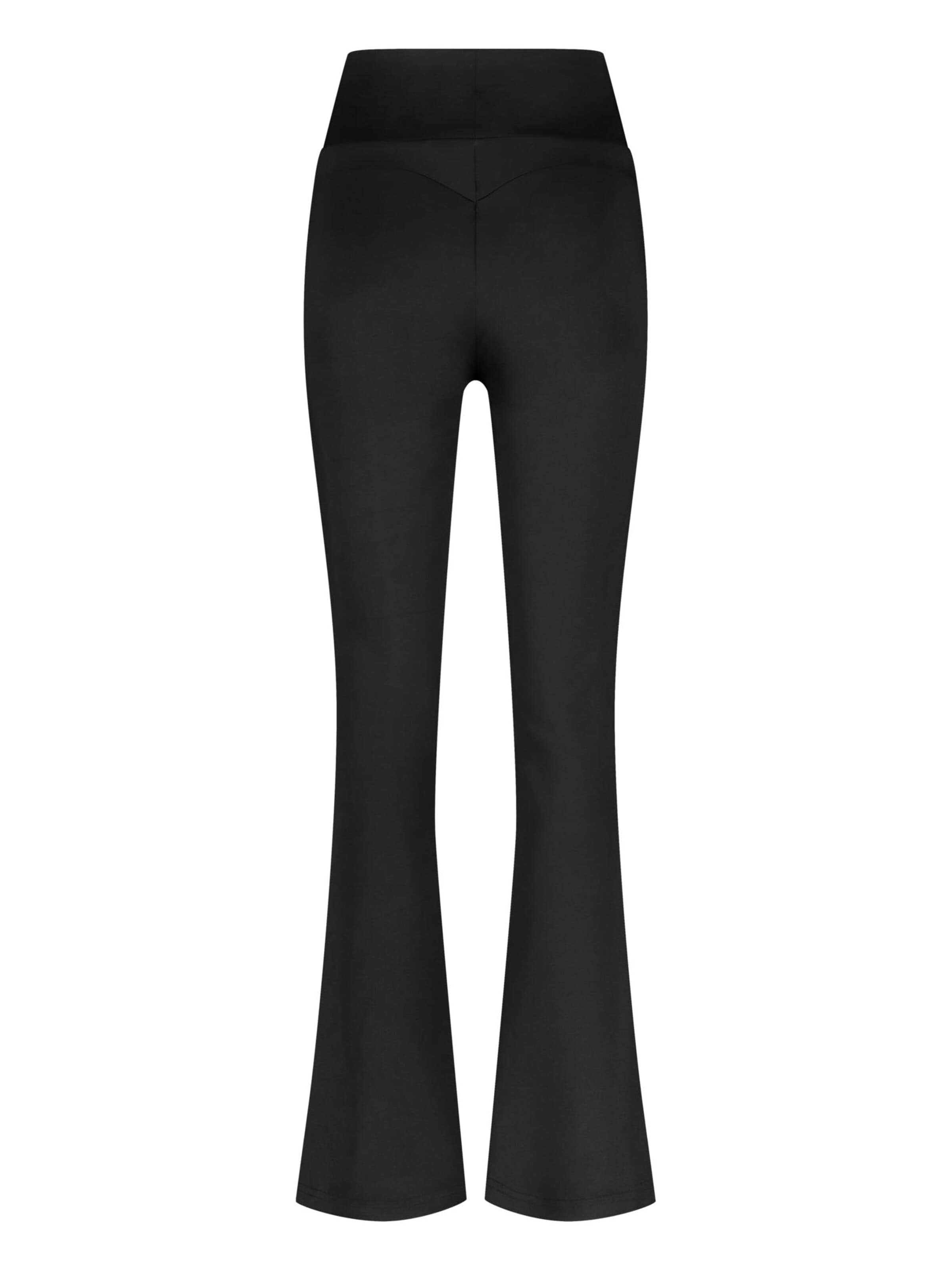 SUPERREBEL® GEAR Flared Leggings 'CATE' in Zwart