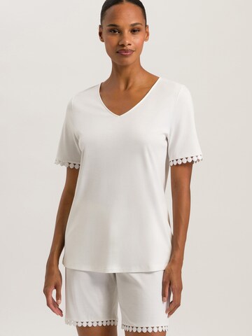 Shorty 'Rosa' Hanro en blanc : devant