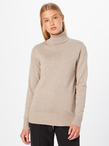 SAINT TROPEZ Sweater 'MilaSZ' in Beige: front