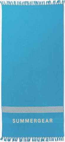 SummerGear Strandlaken 'Shore 100 X 200 cm' in Blauw: voorkant