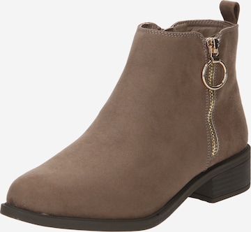 Ankle boots 'Memphis' di Dorothy Perkins in grigio: frontale