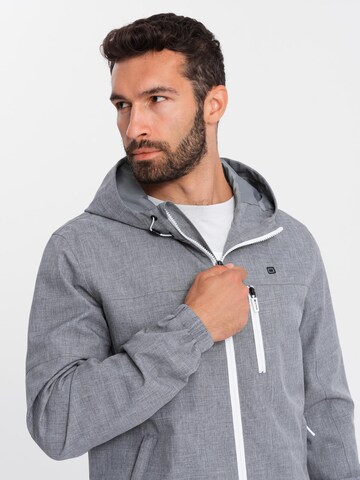 Veste mi-saison 'OM-JANP-0136' Ombre en gris