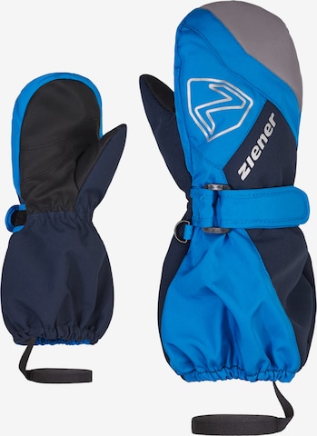 ZIENER Athletic Gloves 'Laurus' in Blue: front