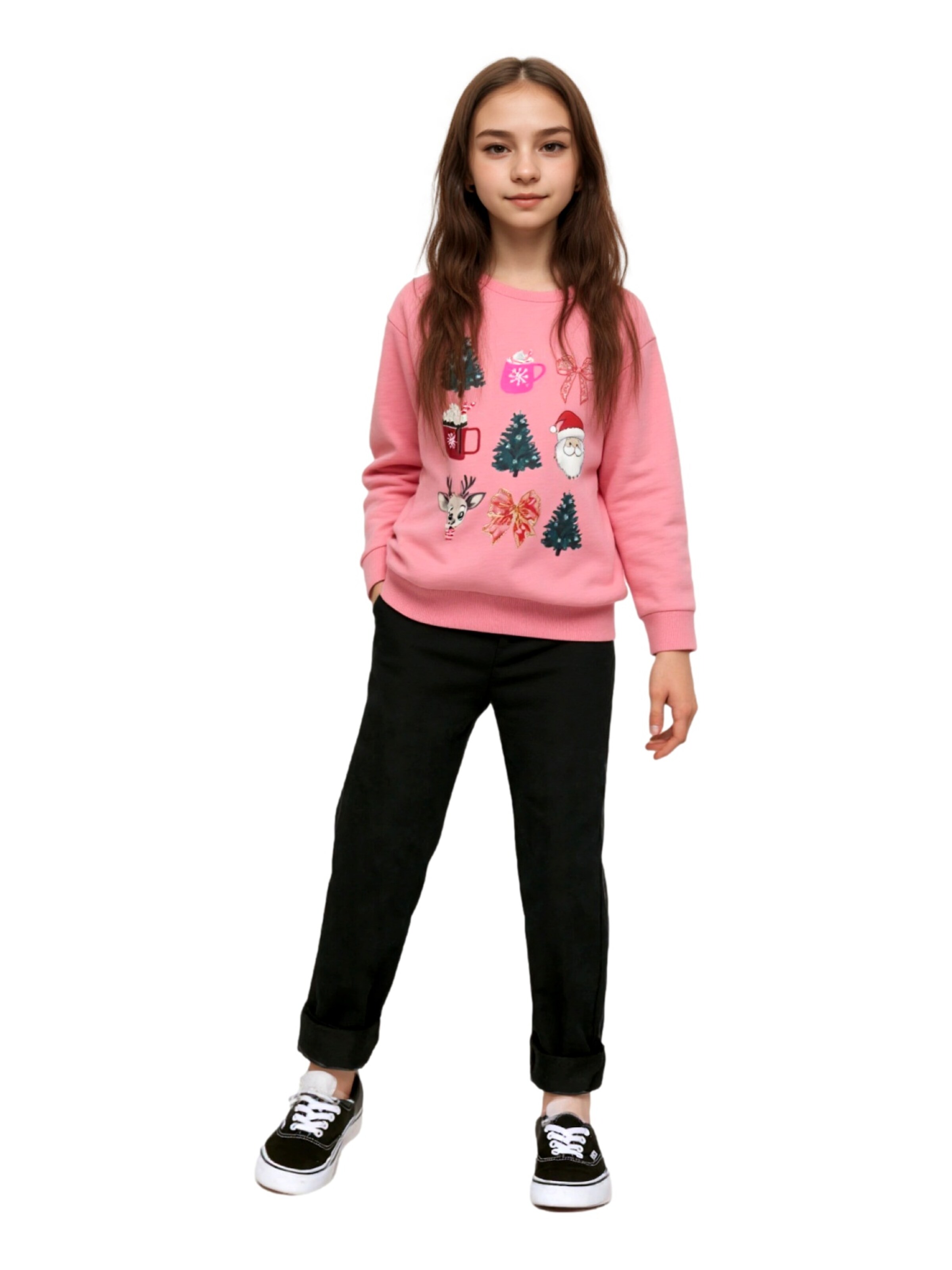 NAME IT Sweatshirt 'Romia' in Pink