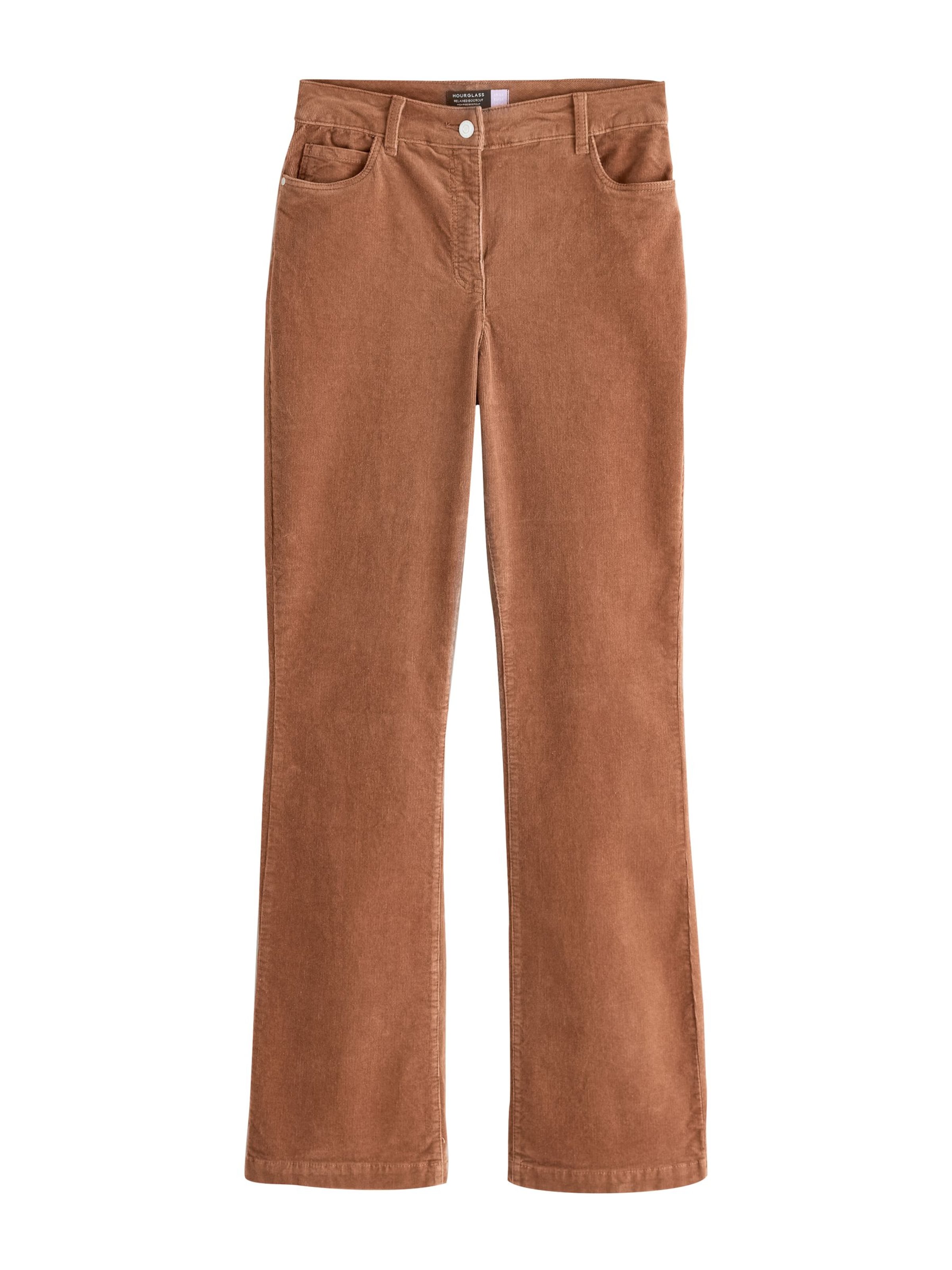 Bootcut Pantaloni 'Hourglass' di Next in marrone: frontale