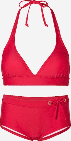 BRUNO BANANI Triangel Bikini i rød: forside