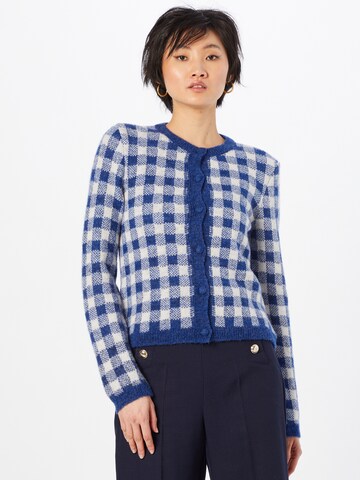 ONLY Knit cardigan 'Maja' in Blue: front