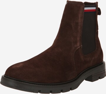 TOMMY HILFIGER Chelsea Boots in Braun: predná strana