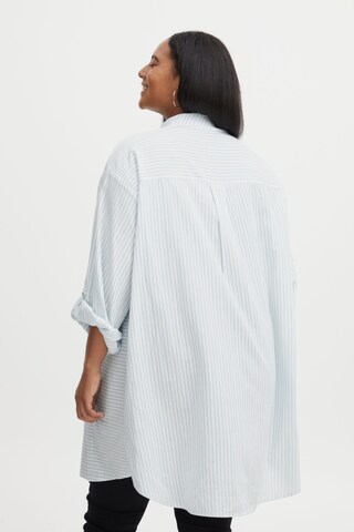 Fransa Curve Blouse 'Kaja' in Blue