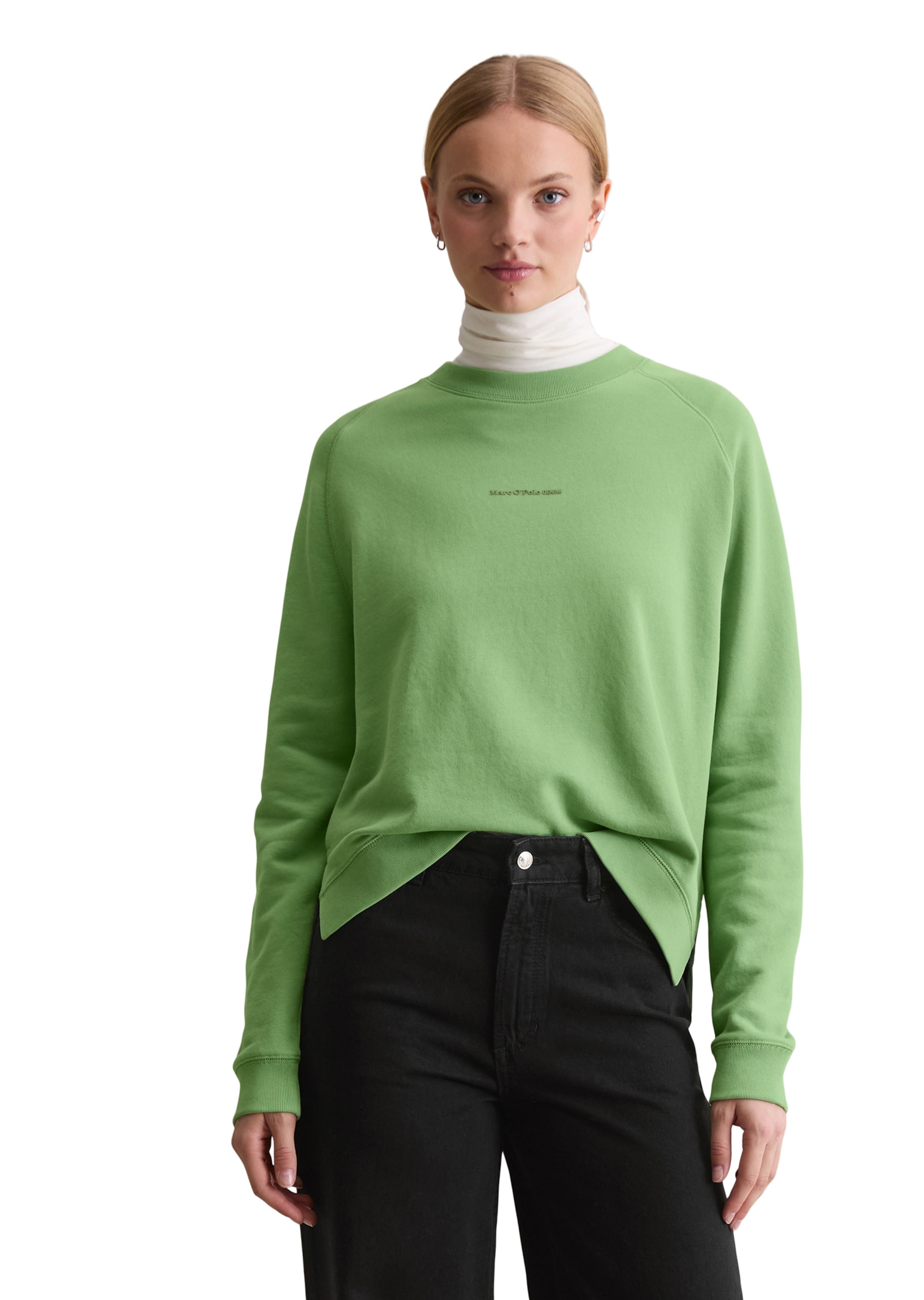 Marc O'Polo DENIM Sweatshirt in Green: front