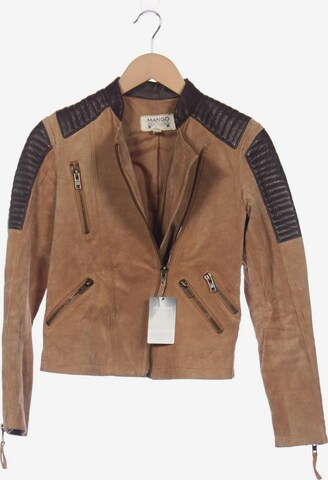 MANGO Jacket & Coat in XS in Brown: front