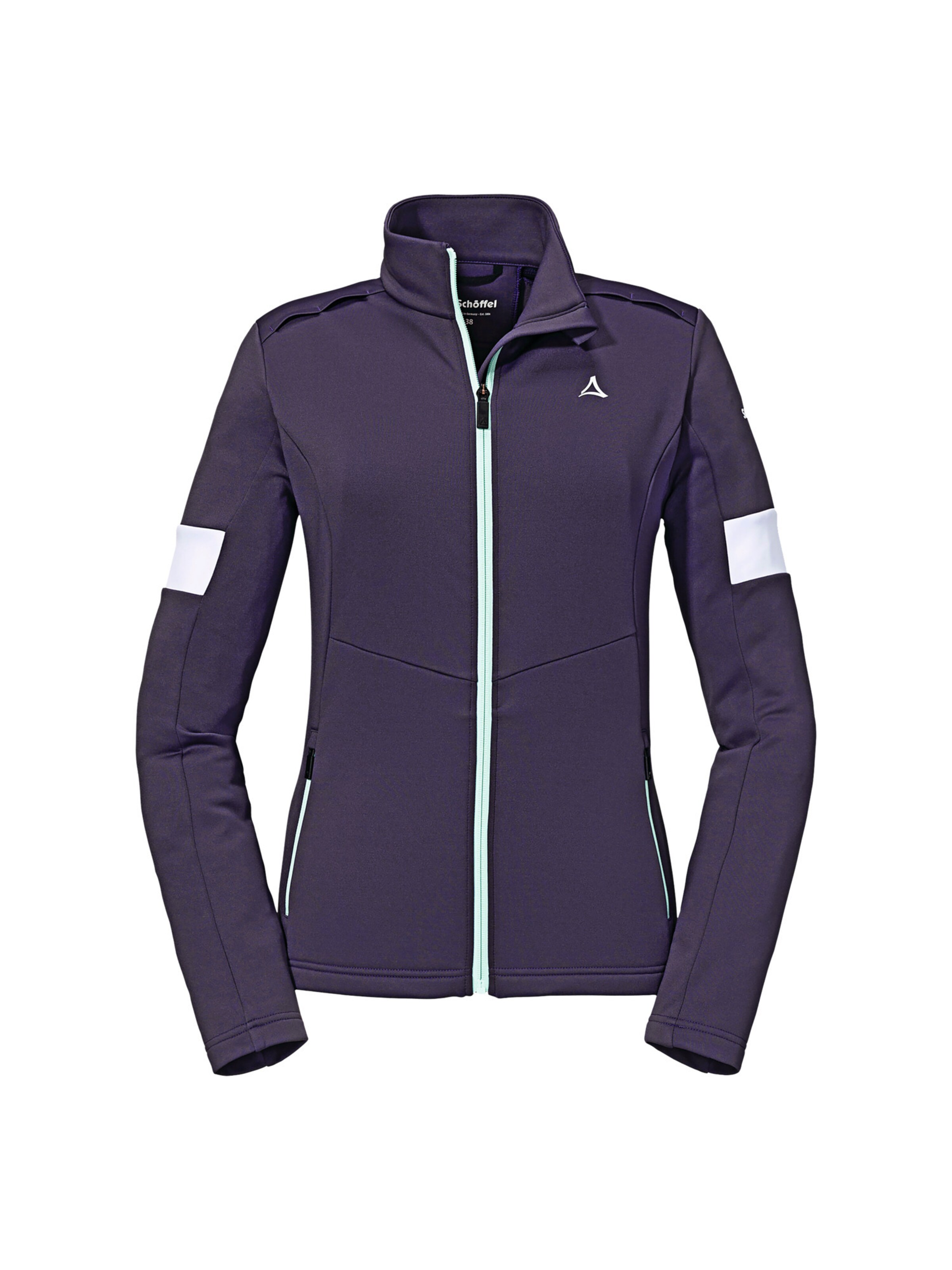 Veste en polaire fonctionnelle 'Grassen' Schöffel en violet : devant