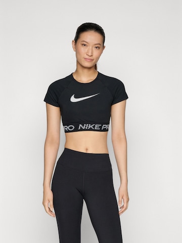 NIKE Funkcionalna majica | črna barva: sprednja stran