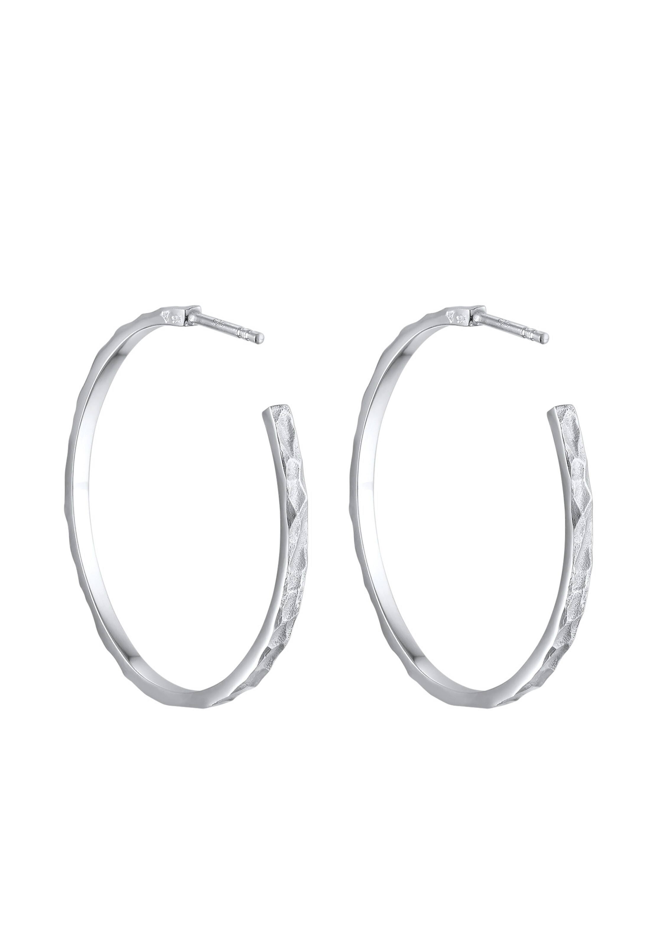 ELLI Oorbellen 'Kreis' in Zilver