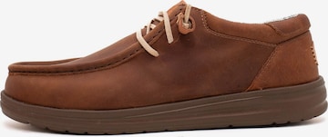 HEY DUDE Moccasins 'Wally' in Brown: front