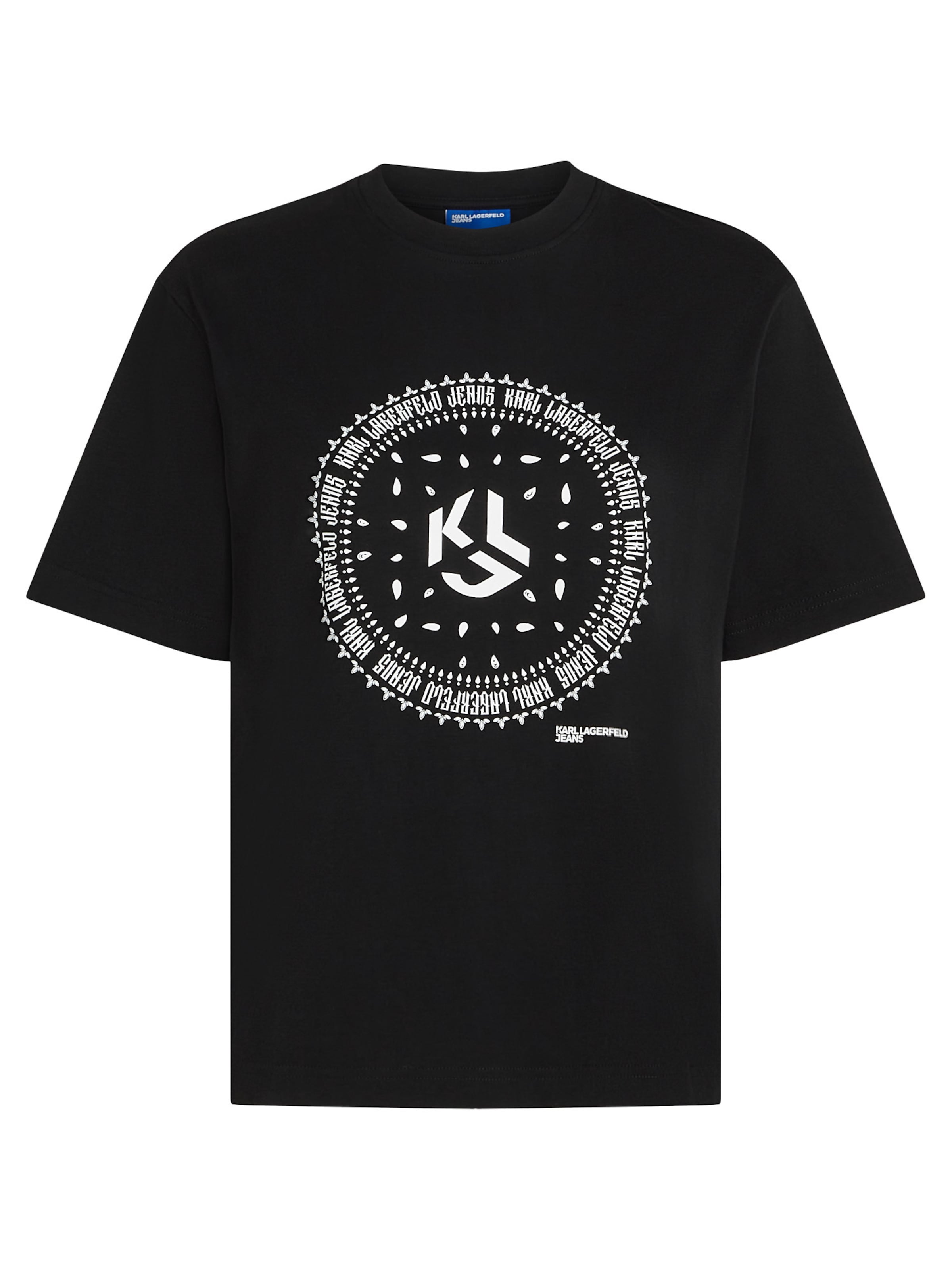 KARL LAGERFELD JEANS Särk, värv must: eest vaates