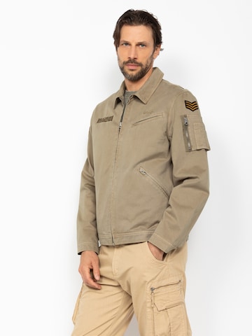 Manteau mi-saison Schott NYC en marron