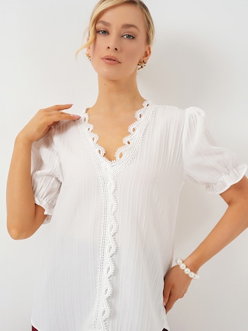 Bigdart Blouse in White
