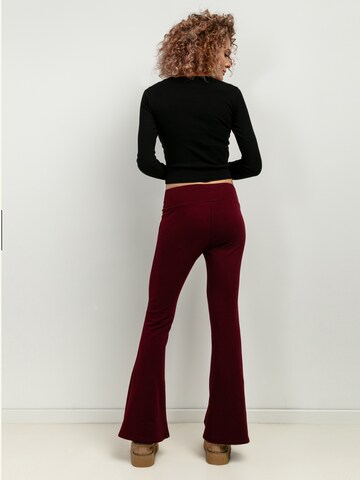 TESSITA Flared Hose in Rot