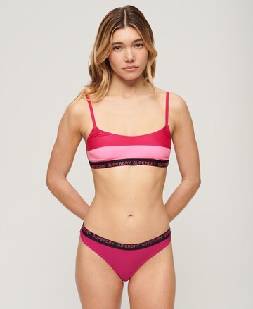 Superdry Bikinihose in Pink