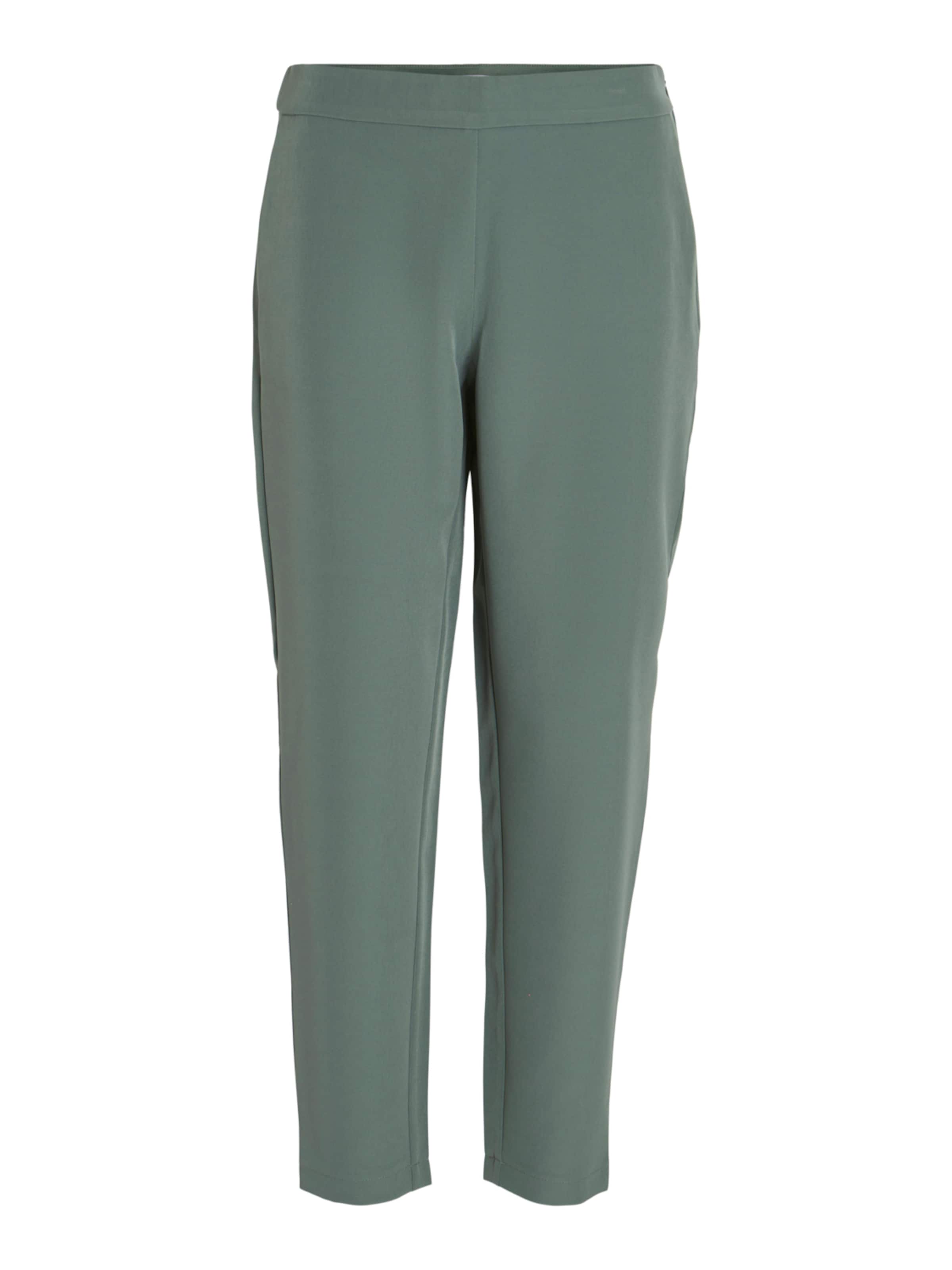 VILA Tapered Chino Pants &#x27;VICarrie&#x27; in Green: front