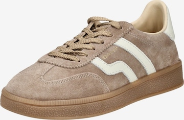 Baskets basses GANT en marron : devant