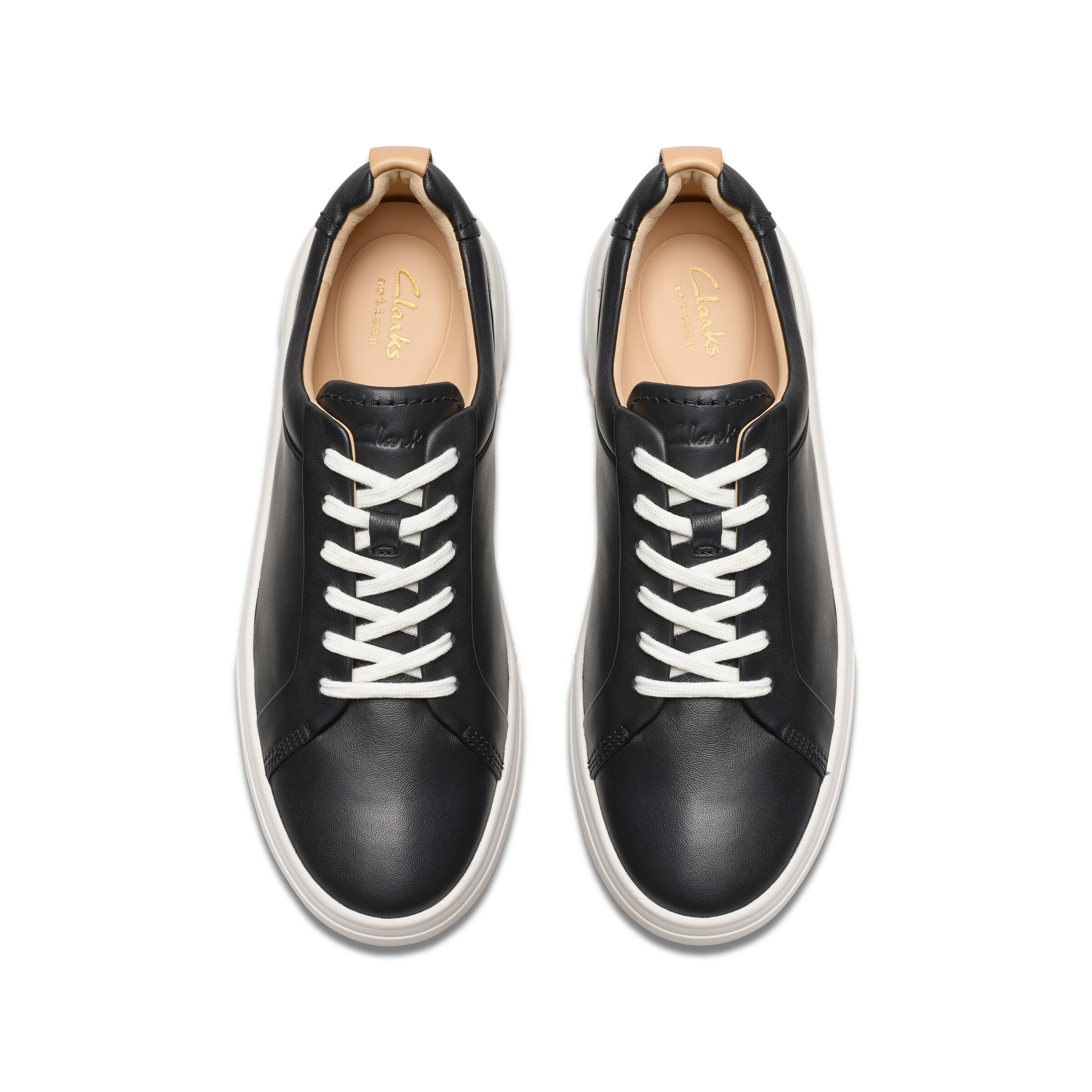 Sneaker bassa 'Hollyhock Walk' di CLARKS in nero