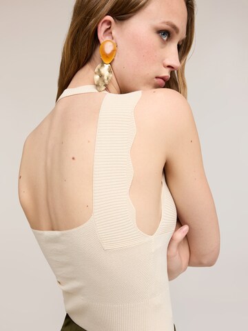 MOTIVI Gebreide top in Beige