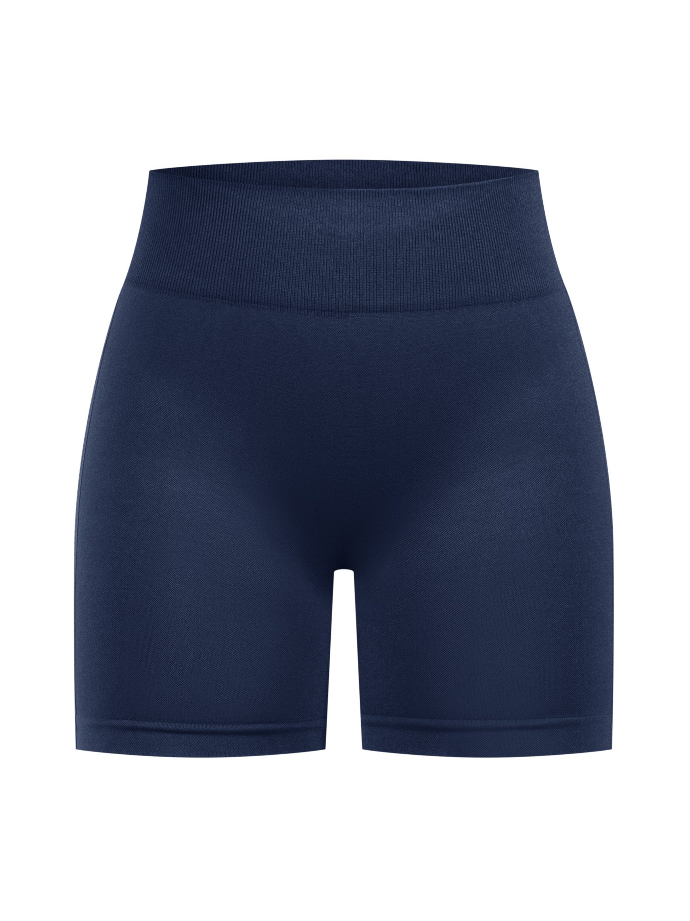 Smilodox Slimfit Shorts ' Scrunch Nomeli ' in Blau: Vorderseite