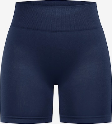 Smilodox Shorts ' Scrunch Nomeli ' in Blau: Vorderseite