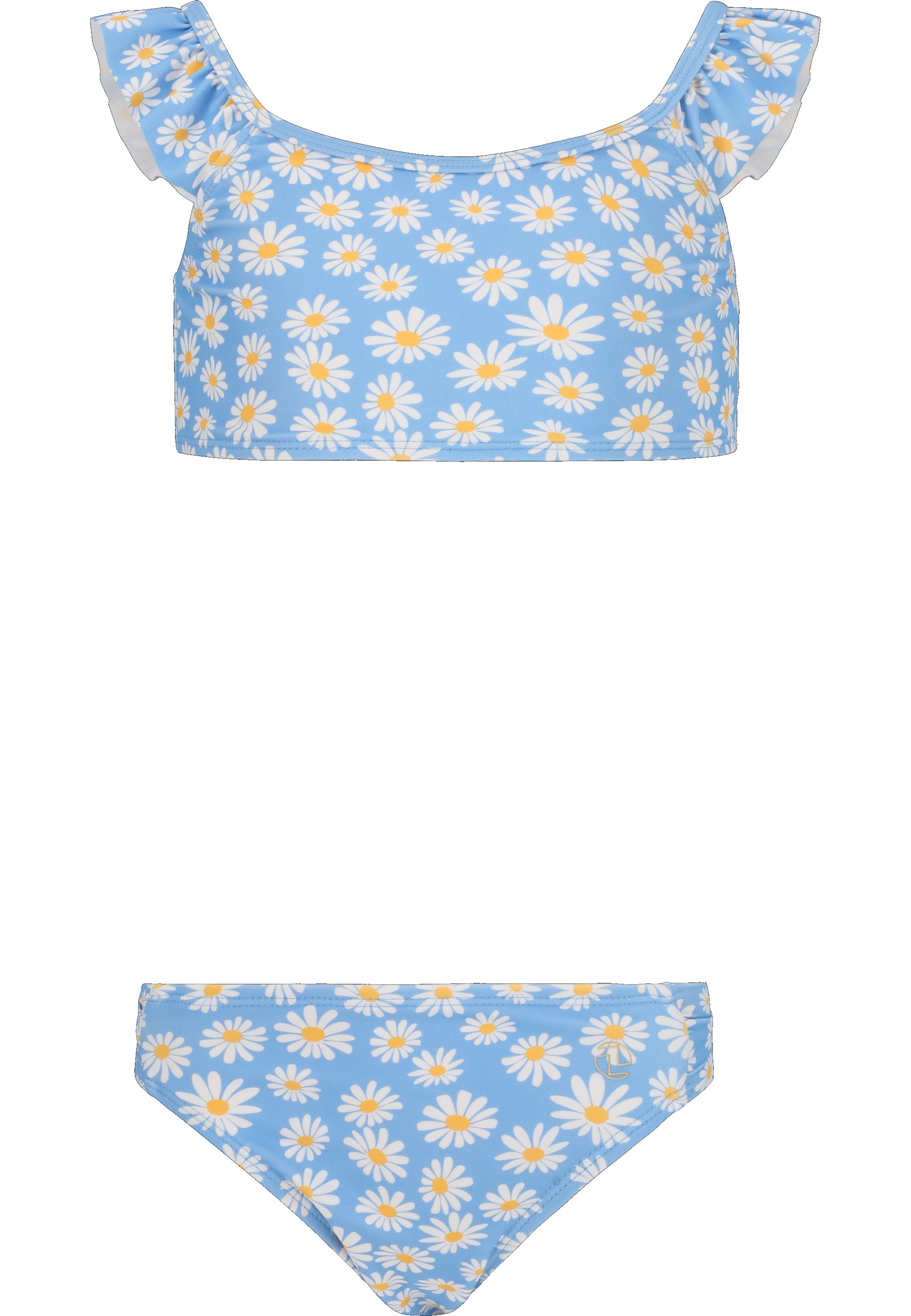 ZigZag Bikini 'Carly' in Blue: front