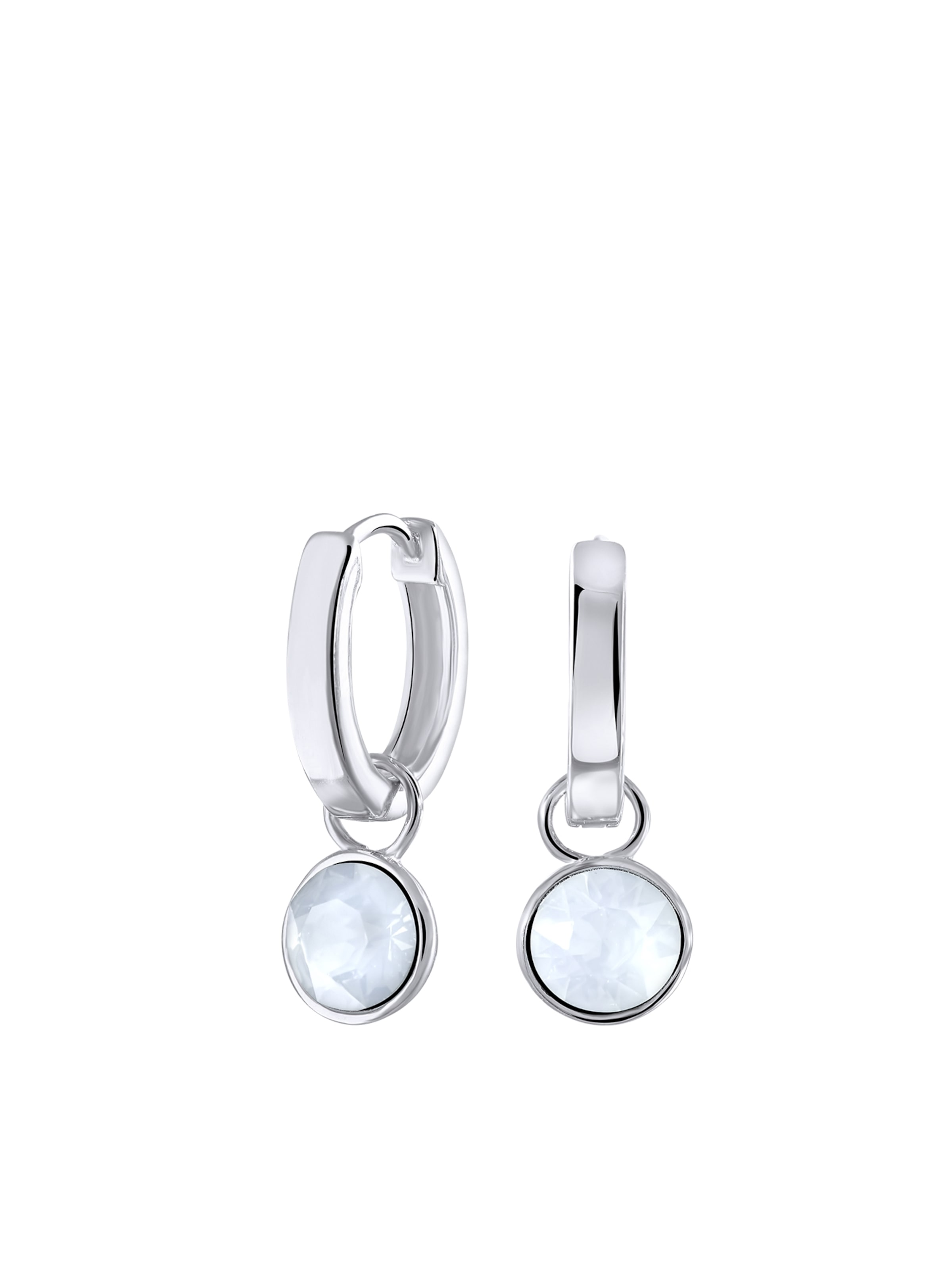 Lucardi Oorbellen in Zilver: voorkant