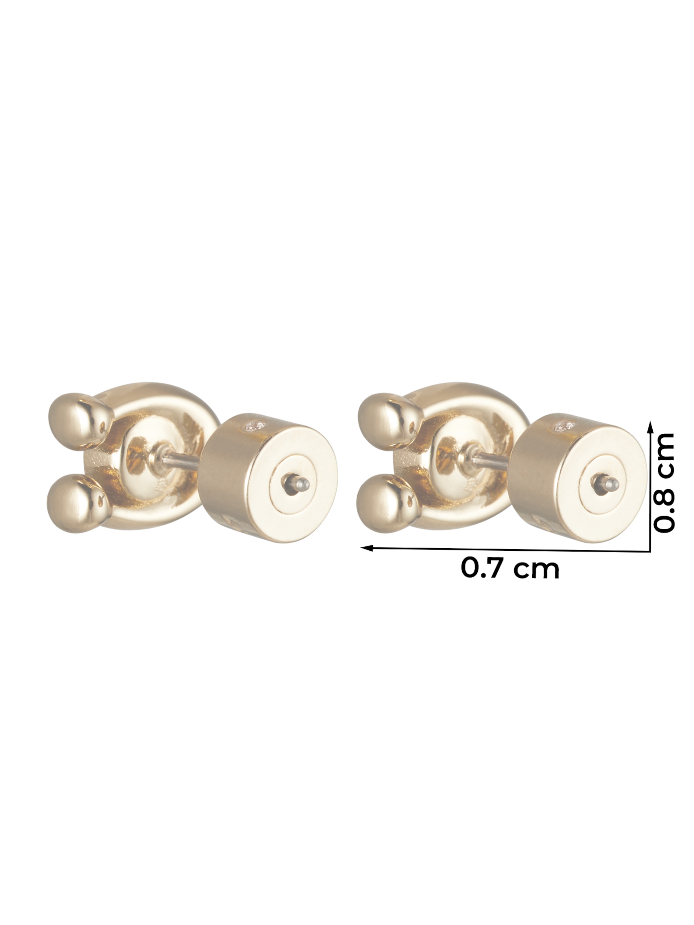 auksinė COACH Auskarai