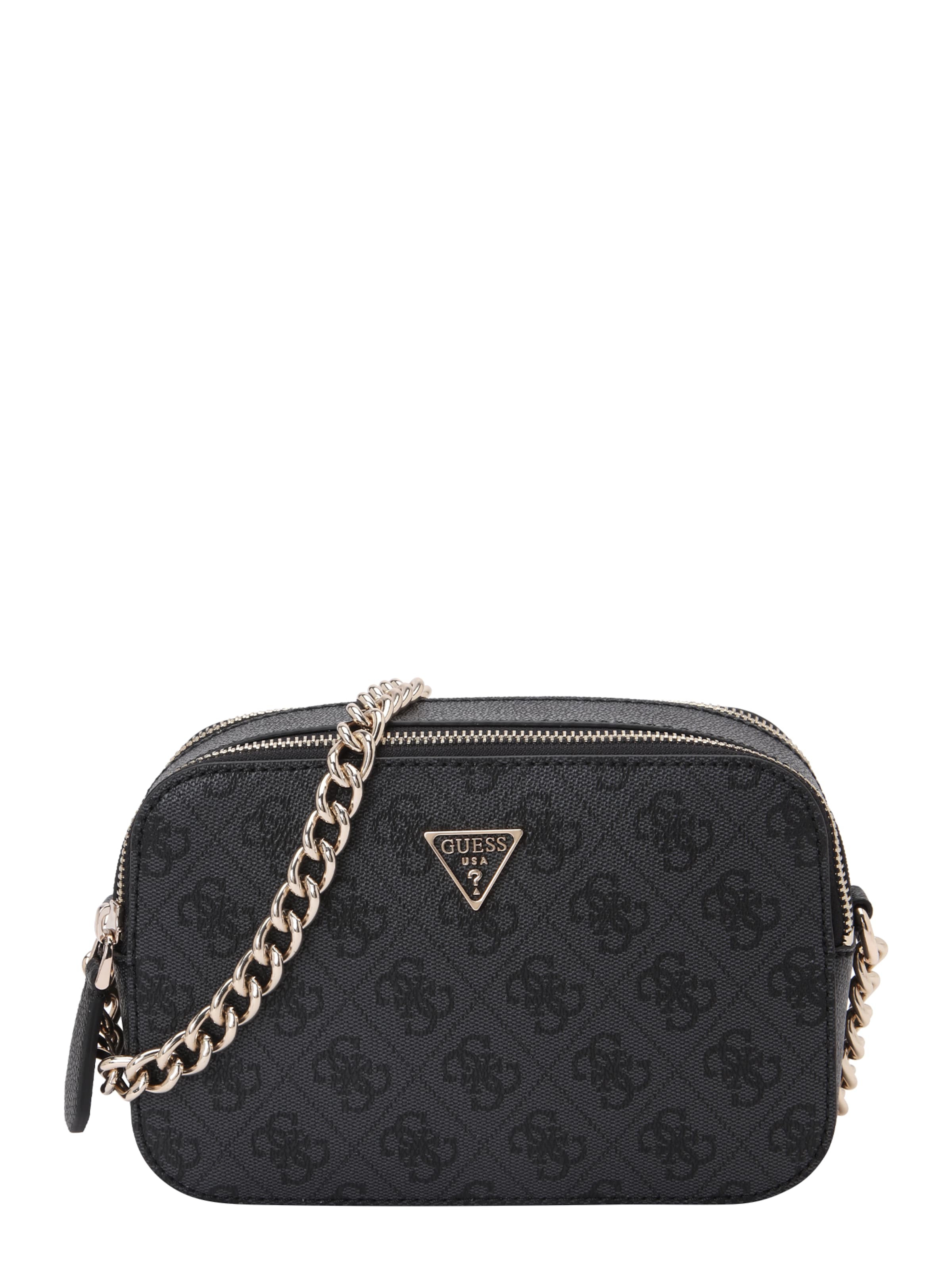 GUESS Umhängetasche 'NOELLE II CROSSBODY CAMERA' in Grau: Vorderseite