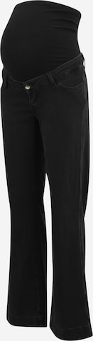 Only Maternity Дънки 'OLMJUICY' в черно: отпред