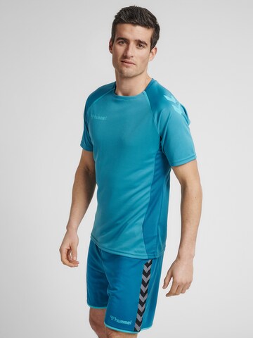 Hummel Shirt in Blau: Vorderseite