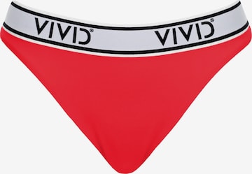VIVIDBikini donji dio 'Mix&Match' - crvena boja: prednji dio