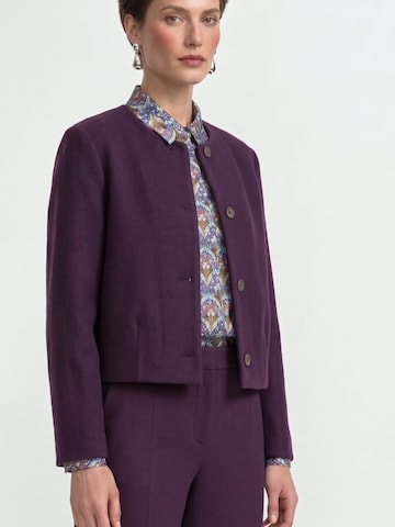 Rich & Royal Blazer in Purple: front
