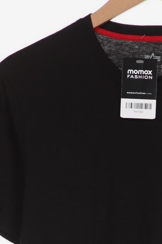 ALPHA INDUSTRIES T-Shirt M in Schwarz