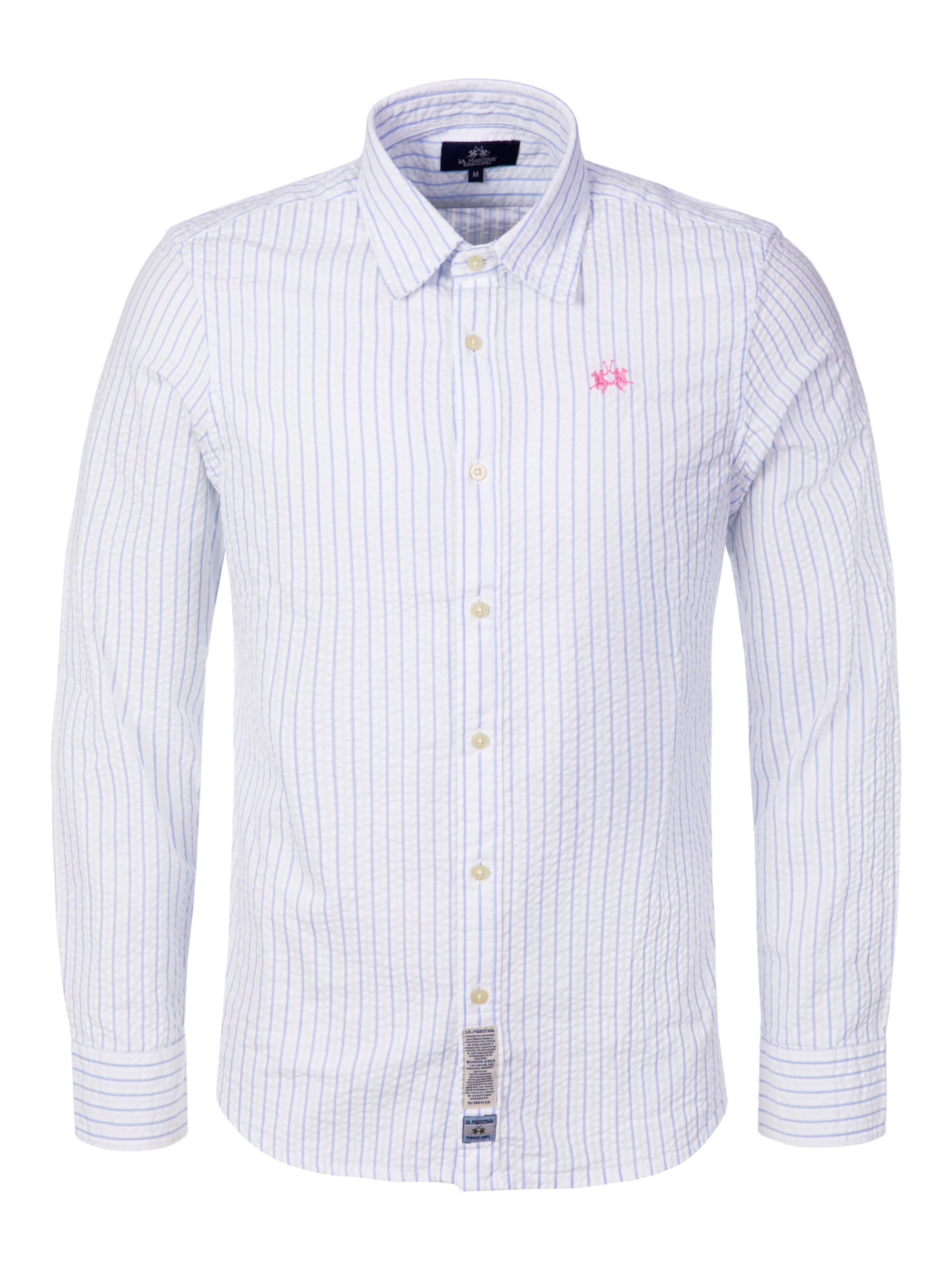 La Martina Button Up Shirt in S in Light blue / White, Item view