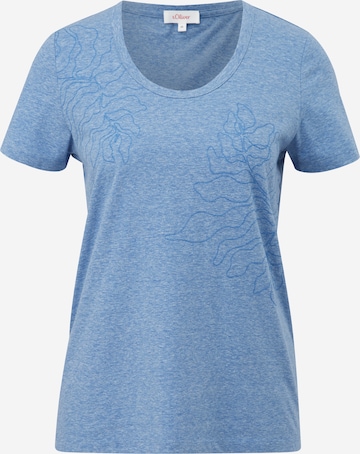 s.Oliver T-Shirt in Blau: predná strana