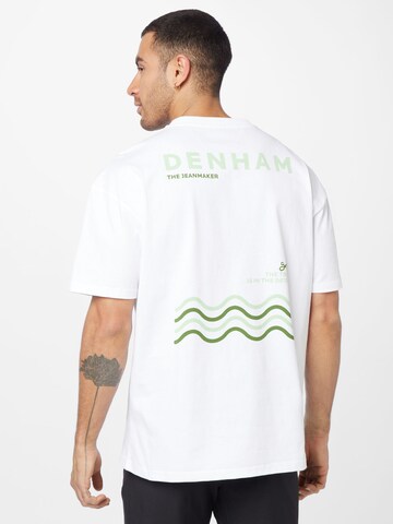 DENHAM - Camiseta en blanco