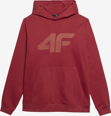 4F Sportsweatshirt in Rood: voorkant