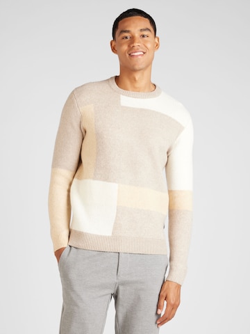 Only & Sons Sweter 'TYLE' w kolorze beżowy: przód