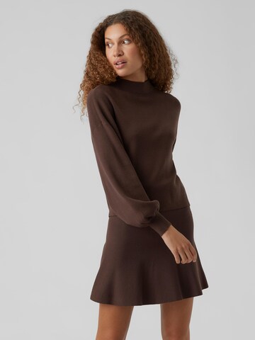 VERO MODA Sweater 'VMNANCY' in Brown: front